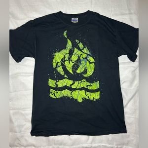 Chuck Ragan Hot Water Music men’s black tee medium